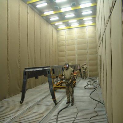 Abrasive Sand Blasting Room Shot Blasting Chamber Abrasive Blasting Cabinet For Sale