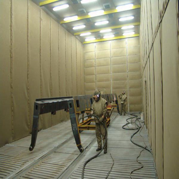 Industrial Shot Blasting Cabinet With Dust Collector Customizable