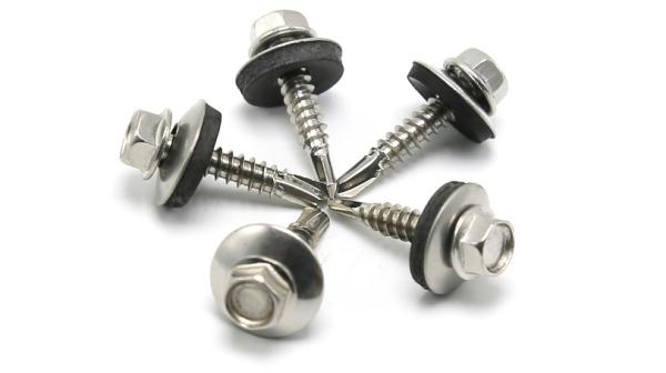 SS Galvanized Outdoor Screws Roofing 5.5x55mm With EPDM Rubber