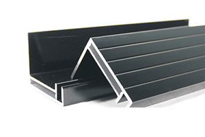 Anodized Black Aluminum Solar Panel Frame High Precision CNC Machining