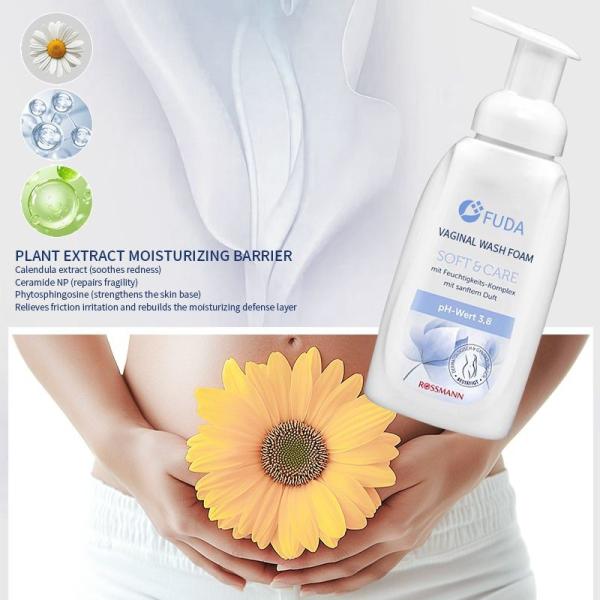 Women Calendula Officinalis Vaginal Health Products Hygiene Wash Foam Moisturizing Balancing