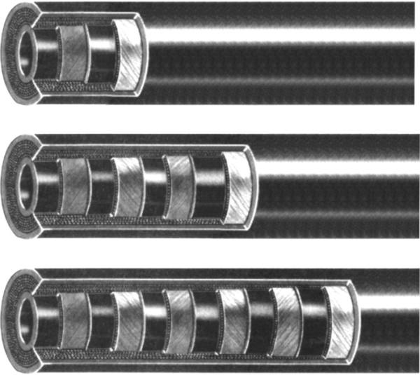 ISO18752-DC Standard Spiraled Steel Wire Hydraulic Hose Pressure Hose With Small Volume Expansion