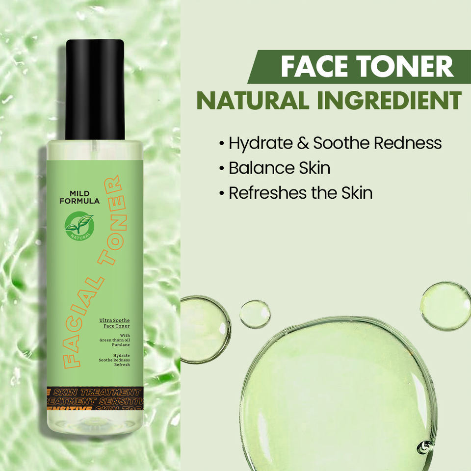 OEM ODM brand organic pure toner Sensitive skin care product Anti redness, anti