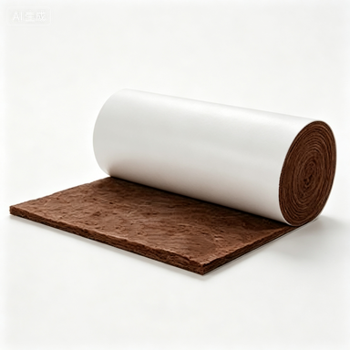 Eco Friendly Insulation Glass Wool Blanket With WMP Facing Green Building HVAC Duct Wrap Insulation