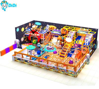CAD Drawings Space Themed Indoor Playground ASTM Certified  Soft Playhouse