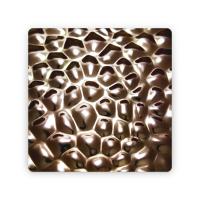 Grade 304 2B/BA finition 0,8 mm Épaisseur ondulée Honeycomb texture en acier inoxydable plaque métallique sans soudure