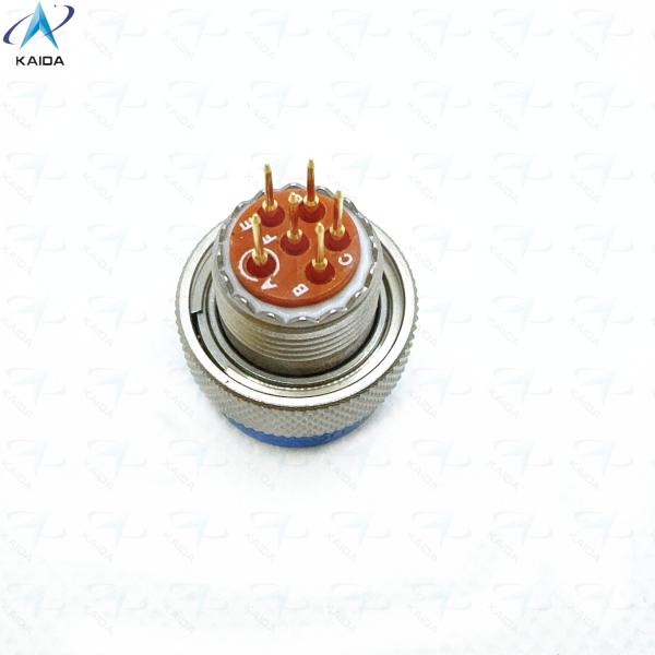 MIL-DTL-38999 Серия 2 Термопластический изолятор Неэлектрический никель короткий ПКБ хвост 6 Контакты позолоченный MS27484T10F98PCN