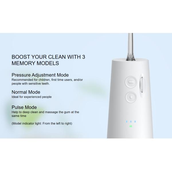 20 - Уборщик давления воды зубов 140PSI портативный зубоврачебный устный Irrigator 1650RPM 5W