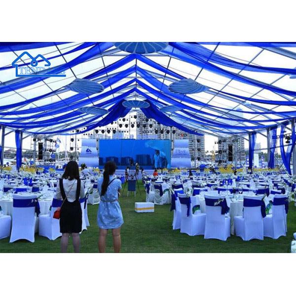 Outdoor Party Wedding Tents Marquee With Flame Retardant PVC Frame A Tent House