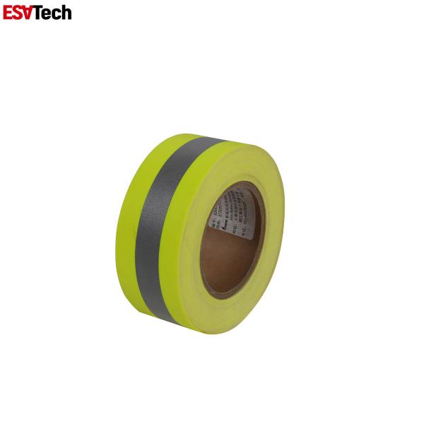 Tela de tecido refletor resistente ao fogo FR Tela refletora para uso de segurança