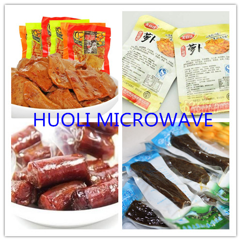 60KW Industrial Microwave Drying Food Processing Sterilization Machine