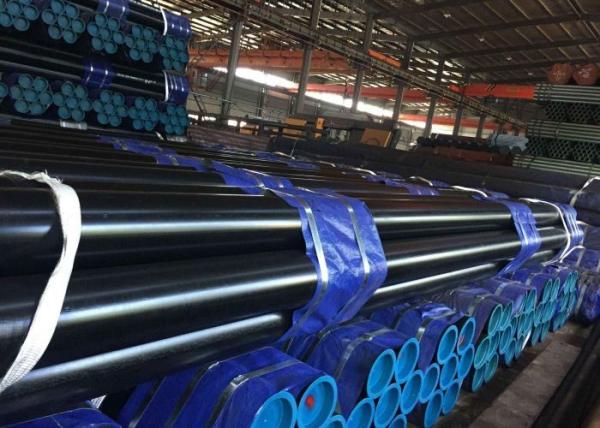 Construction ASTM A500 Steel Tube , Round API 5L Steel Pipe
