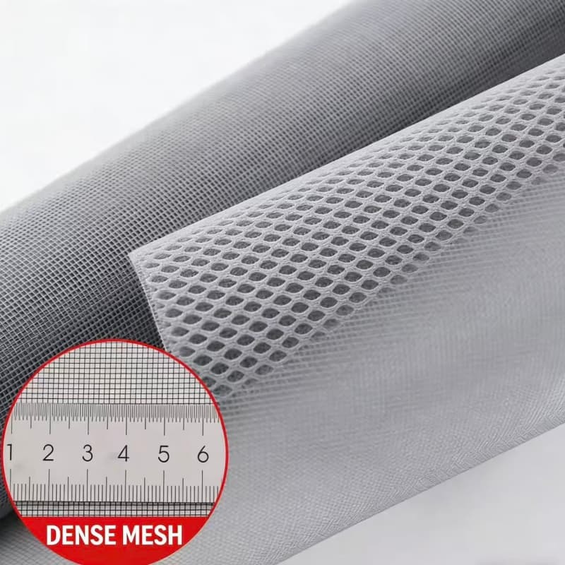 PP ‑ Nano High Airflow Large Mesh Invisible Window Screen  Ultra ‑ Ventilated Bug Net for Hot Tropical Climate and Balcony Large Opening Windows