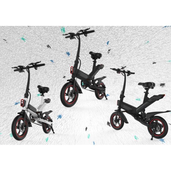 Low Speed Electric Assist Bike , 2 Wheels Folding Electric Powered Bike