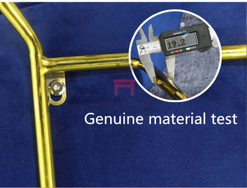 Красное голубое кресло для отдыха жука бархата, стулья столовой с ногами металла 