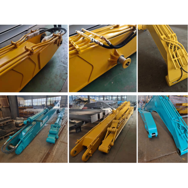 Q355B Material 20m Customized Size Excavator Boom Arm Long Reach Boom 100% Quality Tested for Heavy Duty Digging