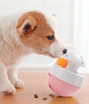 Interactive Tumbler Dog Treat Ball, Dog Leaky Food Dispensing Toy Puzzle Ball,The interactive cat feeder