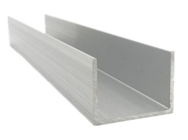U Shape Custom Predrilled Aluminum Extrusion Profiles For Window Door Glass