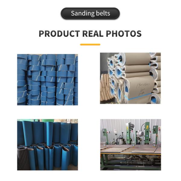 OEM ABRASIVE BELTS Customized Size Grit Zirconia Emery Sanding Belt for Sander