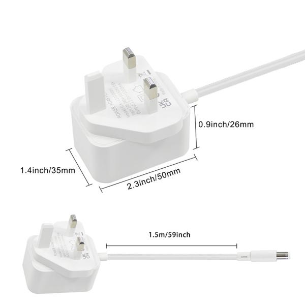 36W USB-C Power Supply Adapter 12V 3A with CE FCC Safety