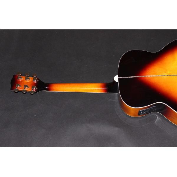 Lefty guitar jumbo wholesale guitar promotion electric acoustic guitar lefty sunburst Acoustic guitar