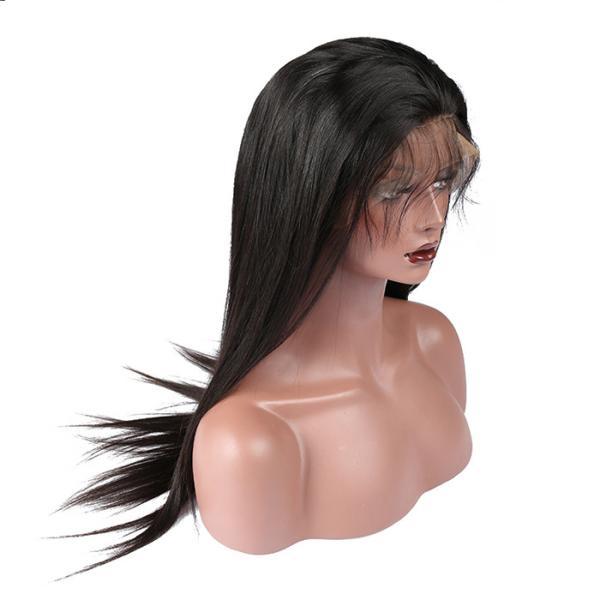 Brazilian Straight Lace Front Human Hair Wigs Bleach Knots And Baby Hair
