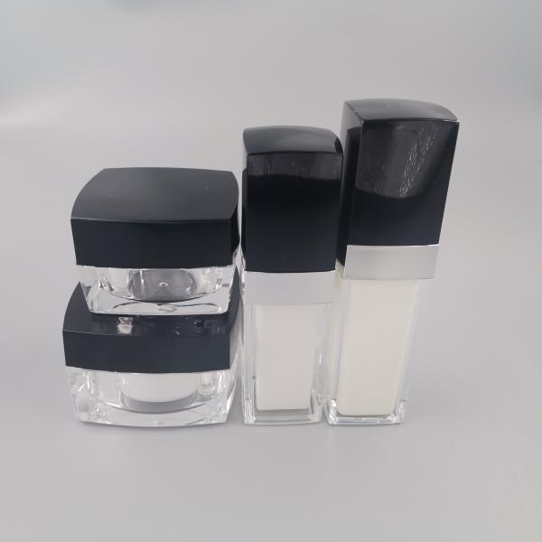 Acrylic Airless Cosmetic Pump Bottle 15ml 30ml 50ml 100ml