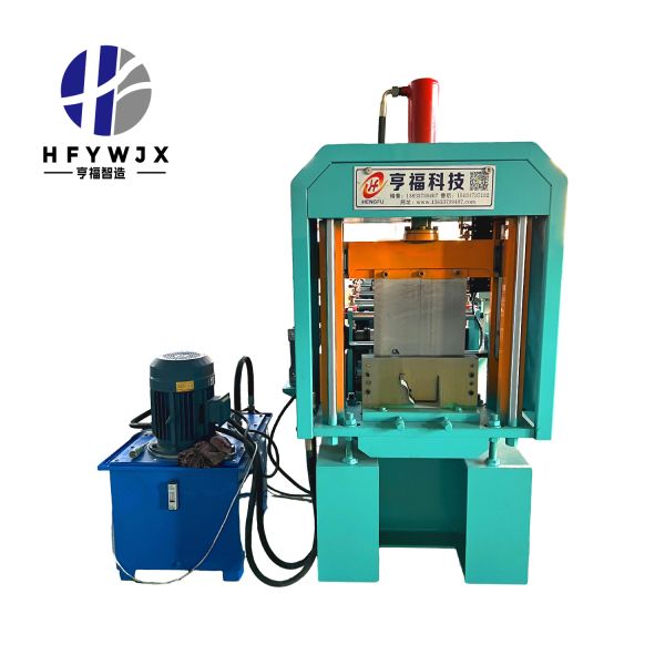 Hydraulic Pressure Downspout Roll Forming Machine with PLC Control and 16 Stations for Rainwater Pipe Production