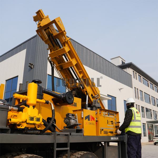 CSD200A Hydraulic Air DTH Mud Pump Integrated Dongfeng Truck Water Well Drilling Rig