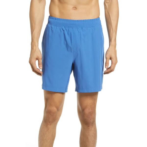Customized Cotton Blue Fitness Casual Training Running Gym Men's Sportswear Shorts
