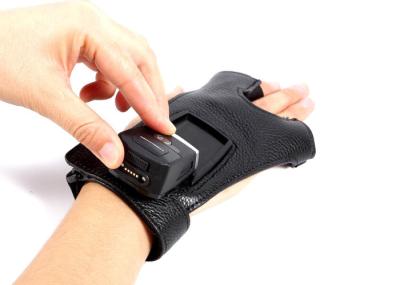 varredor sem fio do código de barras do anel do 2D tonalizador com terminal Wearable dos dados da fita da luva