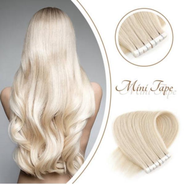 12A Grade Virgin Mini Tape in Real Human Hair Extensions Micro Tape Hair for Extensions