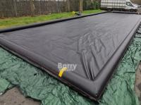 Tapis de confinement d'eau pour voiture facile à nettoyer PVC gonflable