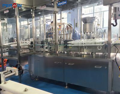 Máquina de enchimento e tampa de vacinas para animais 220V / 380V Consumo de energia personalizado