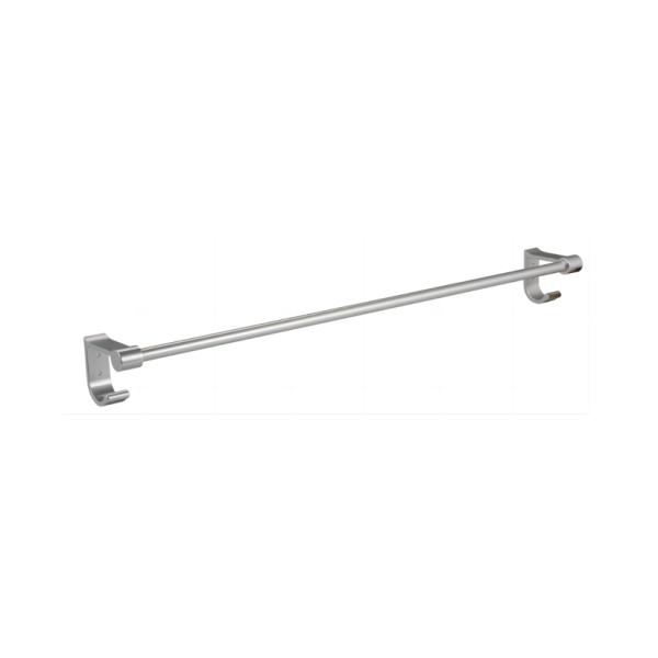 Space Aluminum Bathroom Accessory Set with Towel Heater Towel Rack Type Hotel Luxury