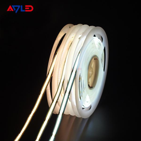 Bright COB LED Strip Lights 336 LEDs/M Natural White 4000K CRI90+ 24V For Home