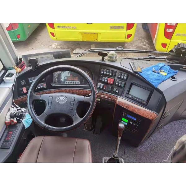 Used Yutong Bus ZK6122 49 Seats Steel Chassis Double Doors Used Passenger Bus Left Hand Drive WP.10 Rear Engine