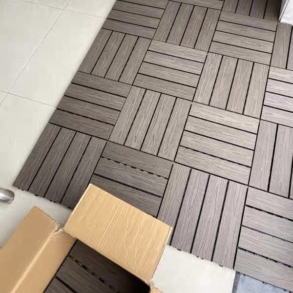 Дий пол Wpc наружные крыльцо плитки покрытия деревянные пластиковые композитные плитки