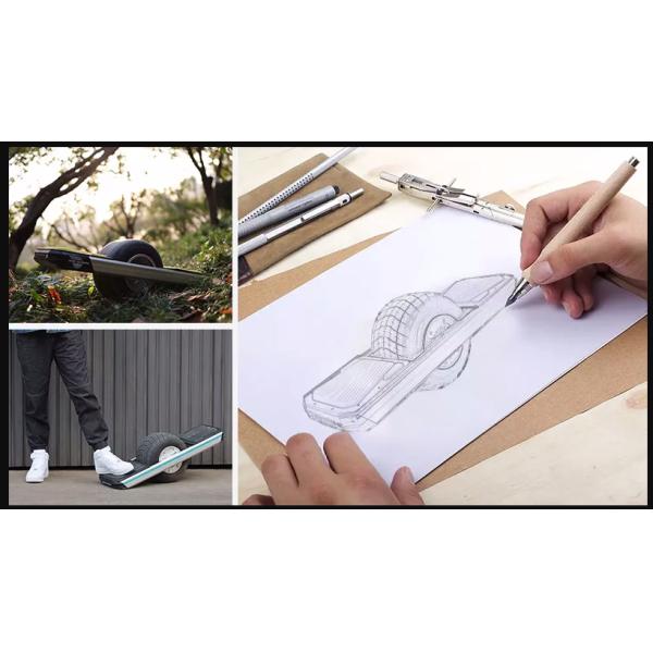 скейтборд баланса колеса 1500w 7Ah одного с приложением Bluetooth