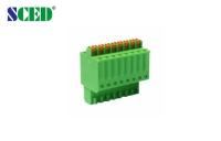 2 - 24 números de conector Pluggable fêmea da mola dos blocos terminais do contato