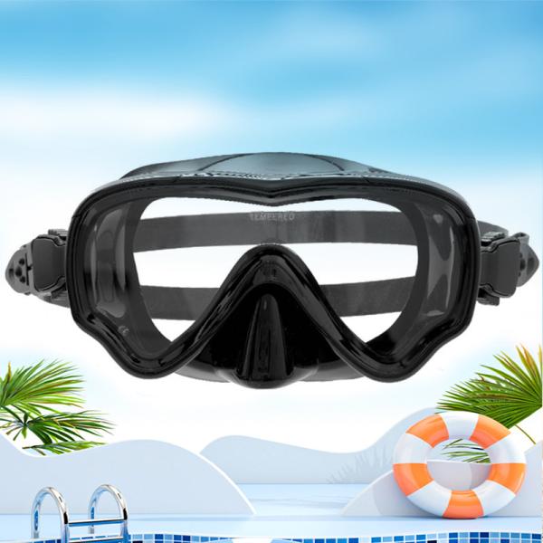 OEM Panoramic View No Fog Dive Mask Full Dry Diving Snorkeling Mask