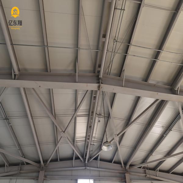 Hot Dip Galvanized Or Painted Finish Metal Workshop Buildings Welded Connection As Requested Parapet Wall