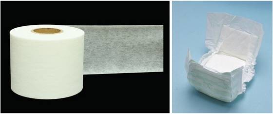 Воздух пеленки младенца через международный стандарт ткани Нонвовен подгонянный цветом