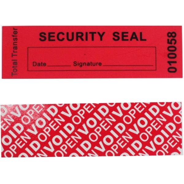 Custom Printed Adhesive Void Labels for Product Security and Protection
