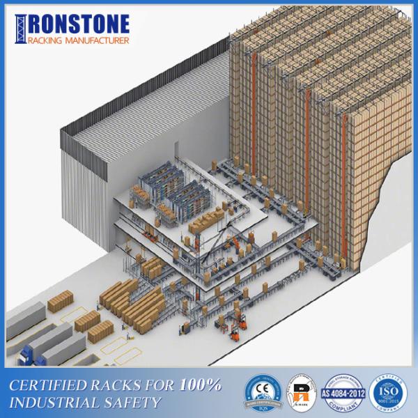 Customized Warehouse ASRS Metal Storage Rack For Efficient Inventory Management