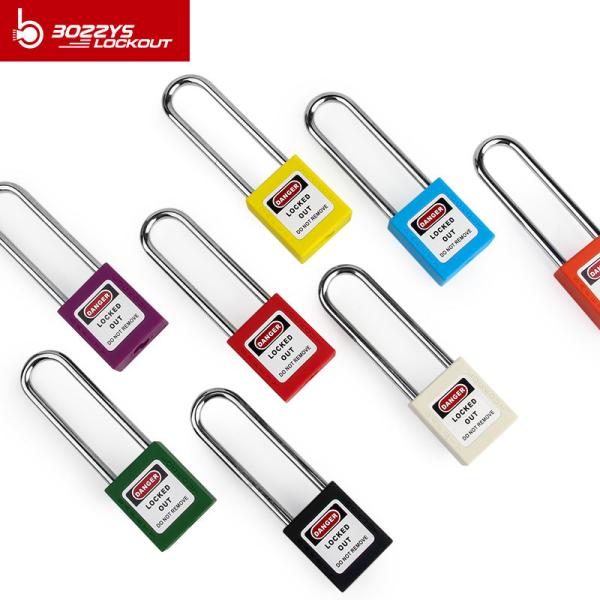 Long Shackle Master Safety Lockout , Chrom Plating Stainless Steel Padlock