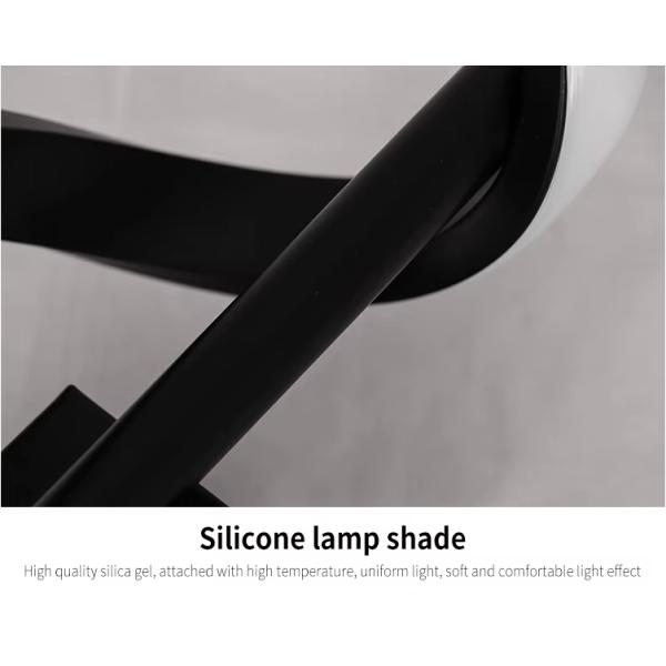 Lampe murale à LED moderne 10W Blanc frais 4000K Aluminium or Lampe murale intérieure pour le couloir de la chambre à coucher