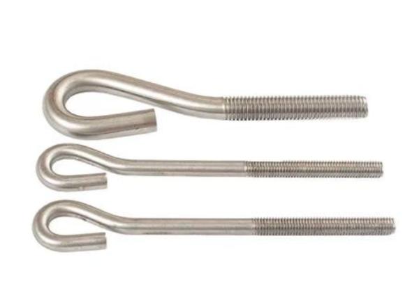 Stainless Steel L-Type Foundation Bolt M16 with Passivation Coating for Structural Engineering Applications