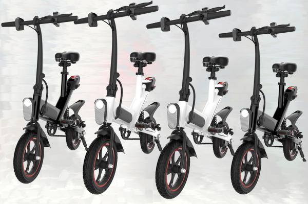 High ebikebon Steel Electric Commuter Bike , Folding Electric Tricycle CE Certification