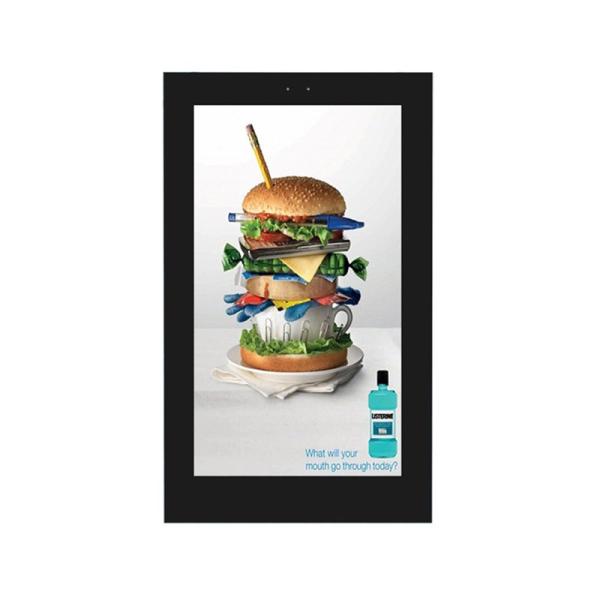 Solar Power Exterior Digital Signage , OEM/ODM Display Monitors For Advertising